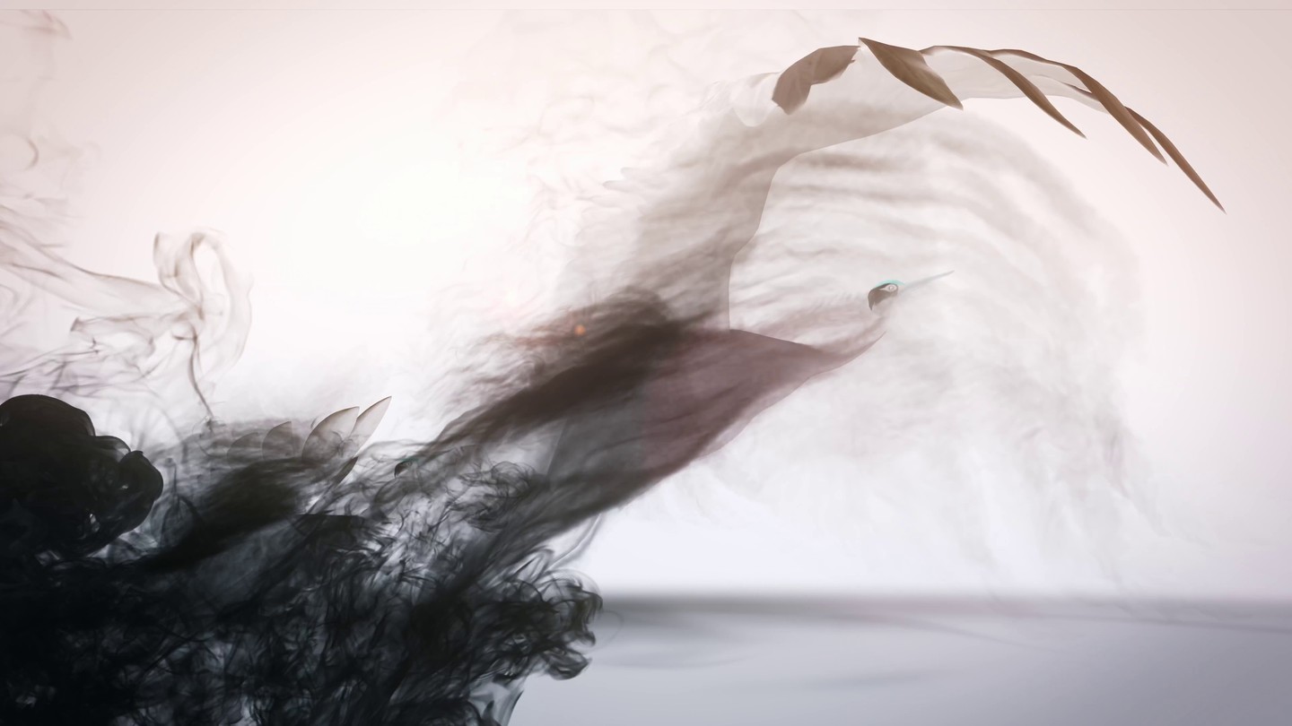 Some overview of my upcoming #3d #videoclip in #particlephysics #inkinwater #houdinifx #3dgraphics #simulation