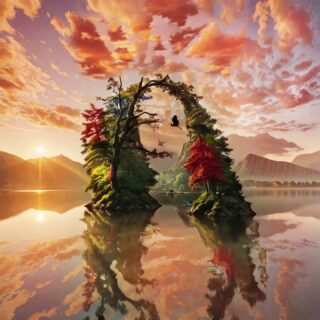 The last work I did was for Queen @layegros, for the main visual of her latest album, which was released today!

It's a pareidolia, also called "paranoïa critique" by Dali, an image hidden within another image...

#pareidolia #visuals